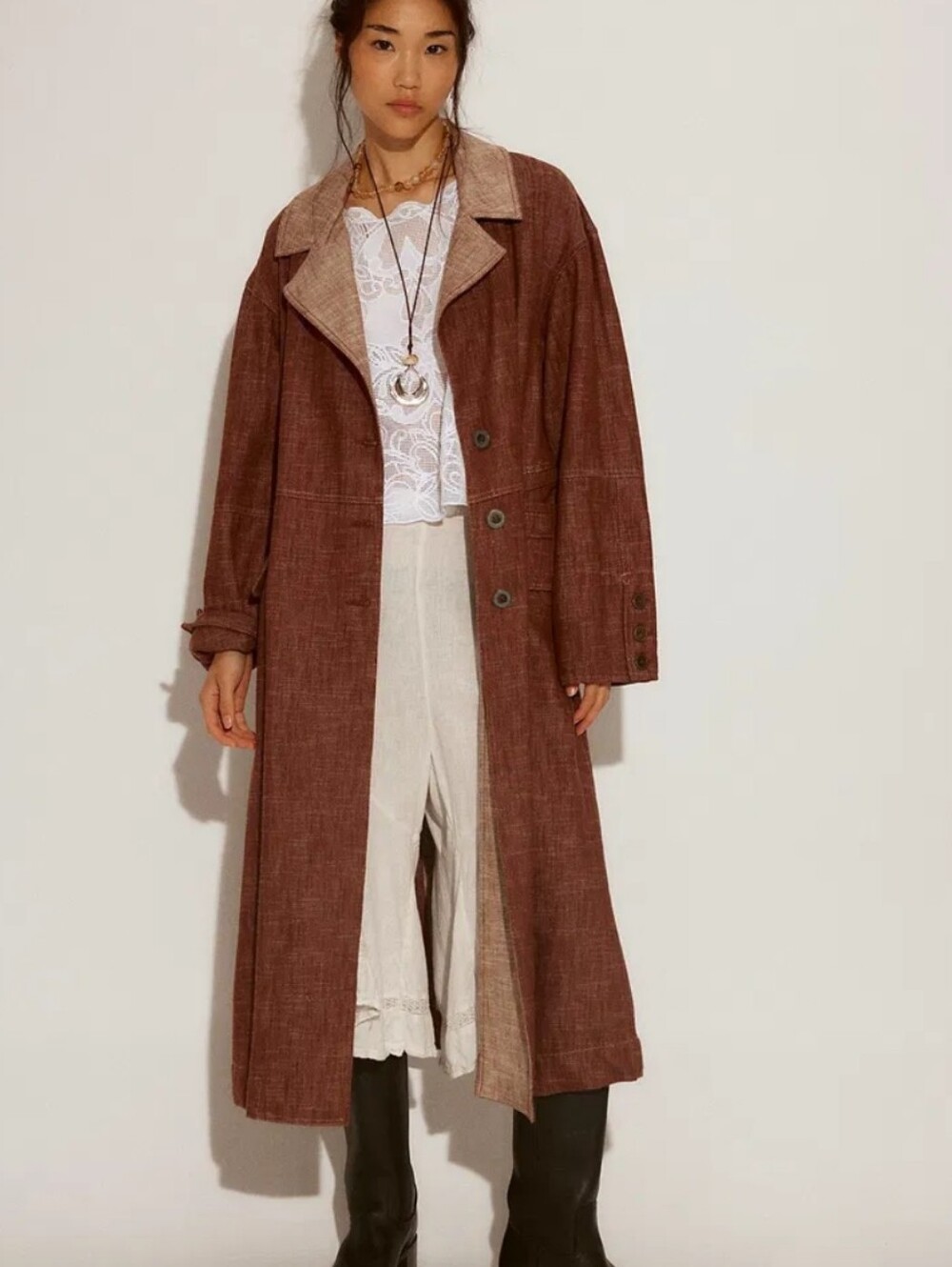 Free People Micah Washed Duster- NWT - SMALL